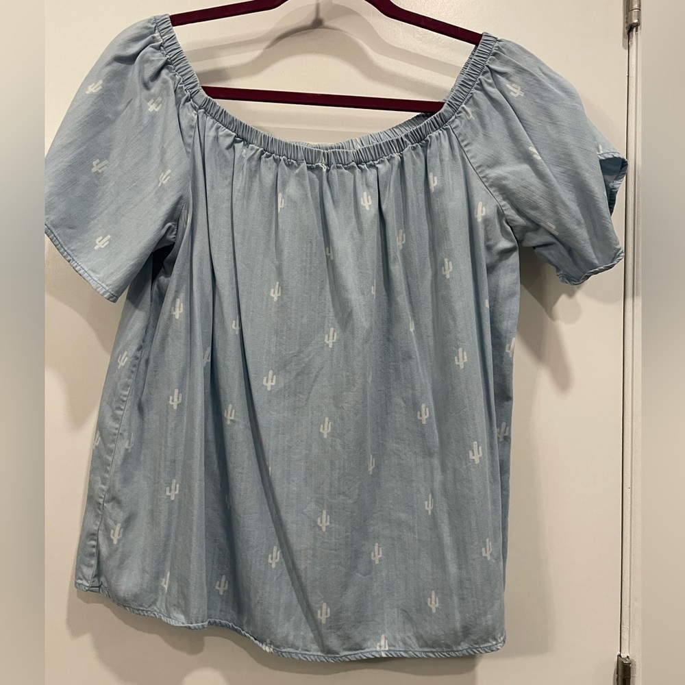 Off the shoulder blouse